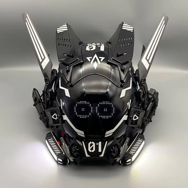 Cosplay Prop Display - Maska Cyberpunk Cosplay Mech Soldier z