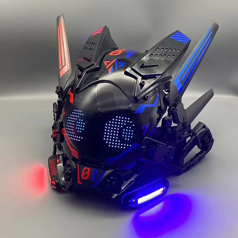 Maska Cyberpunk Cosplay Mech S – Cosplay Prop Display recenzja i cena