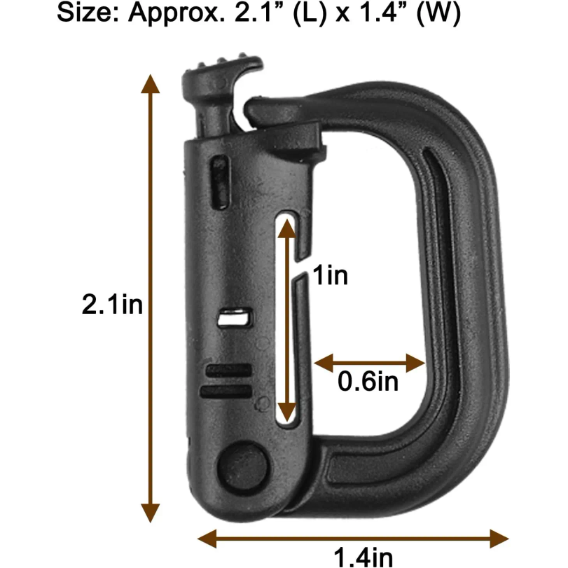 5 szt. Plastikowe D-ringi Takt – D Ring Strap recenzja i cena