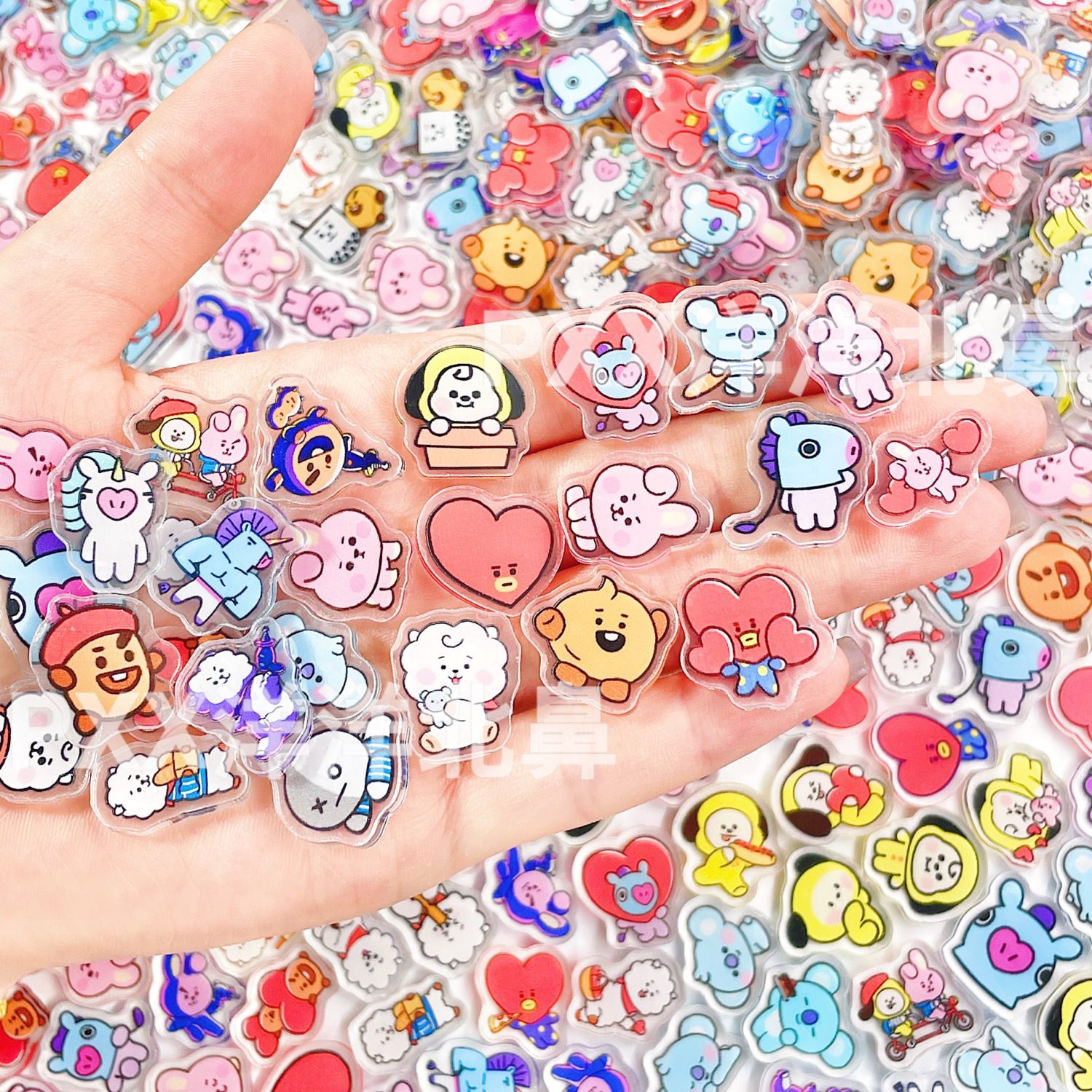 100 szt. BT21 BTS Jednowarstwo – Cosplay Material For Prop recenzja i cena